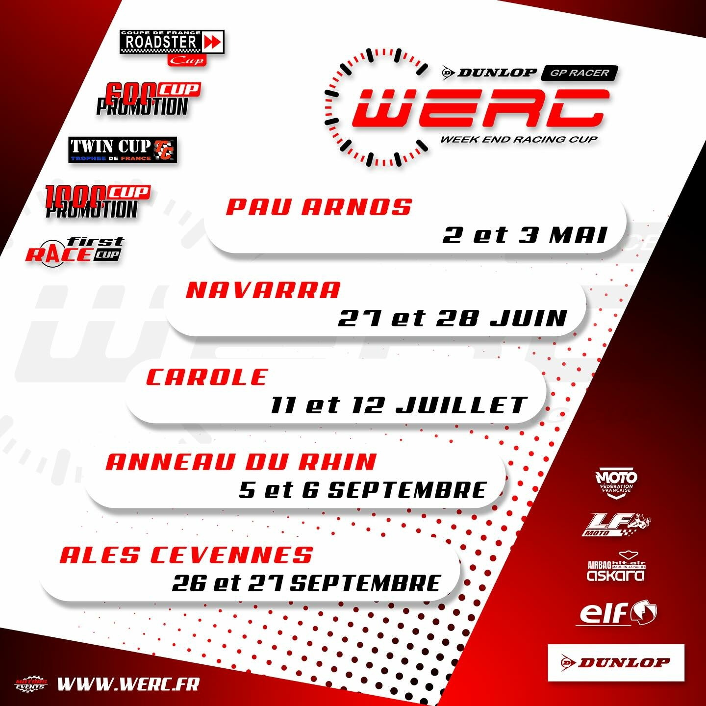 Moto – WERC Dunlop GP Racer à Alès