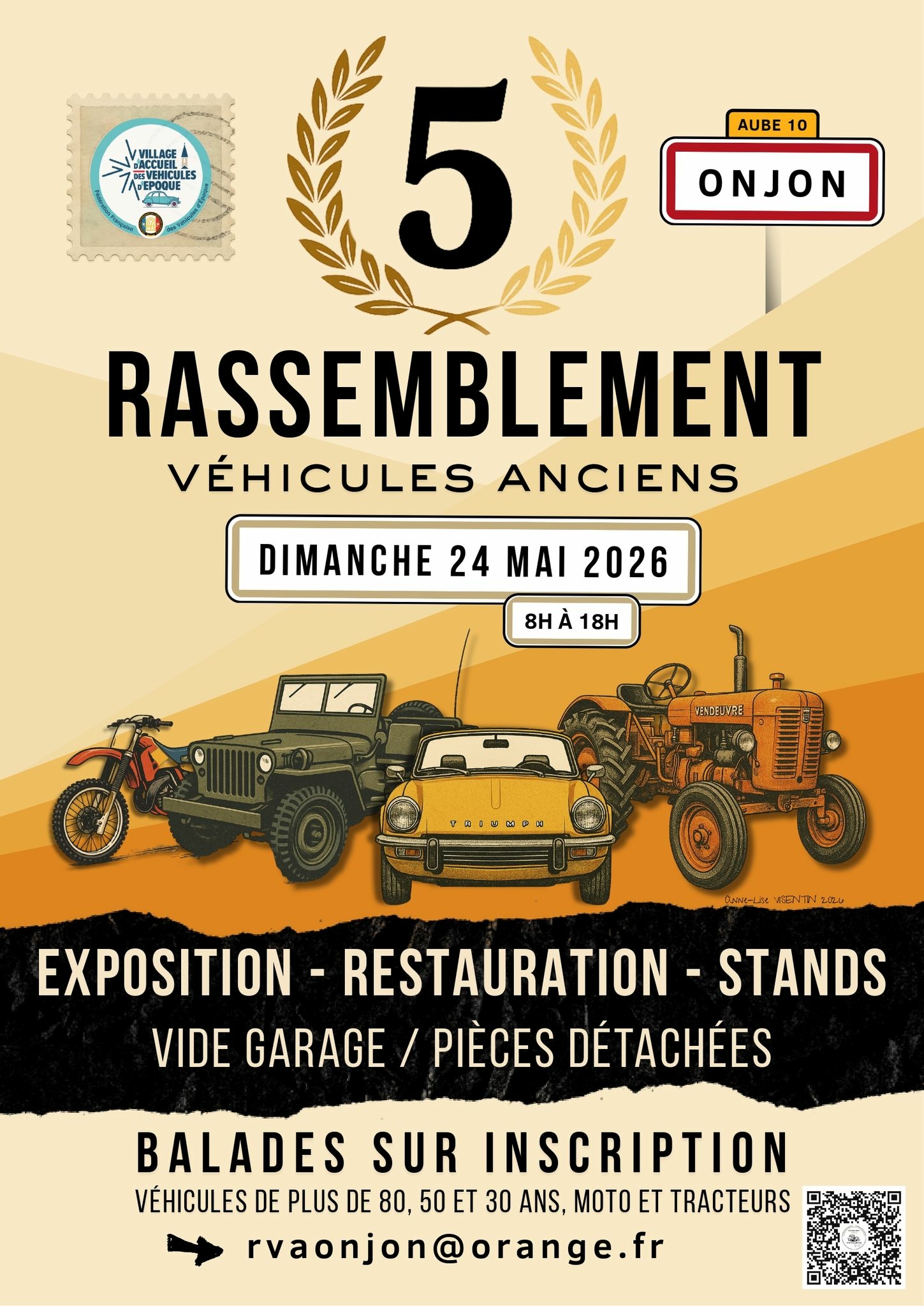 Exposition – Bourse de Véhicules Anciens à Onjon