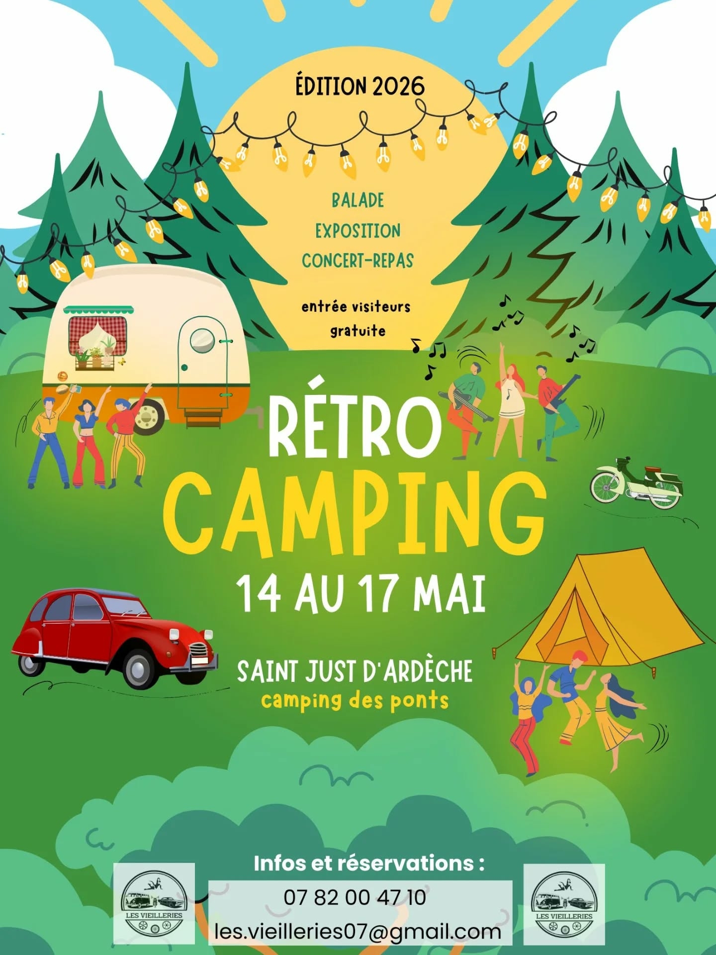 Rétro Camping à Saint-Just-d’Ardèche