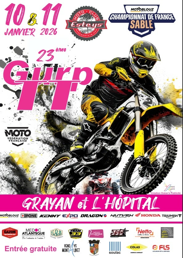 Moto – Gurp TT à Grayan-et-l’Hôpital – CFS.