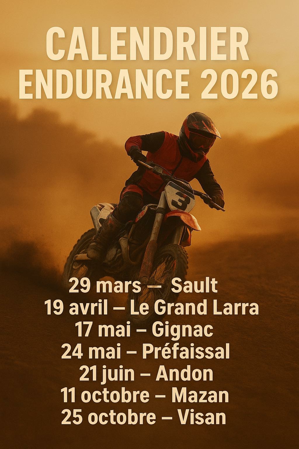 Moto – Endurance TT à Préfaissal