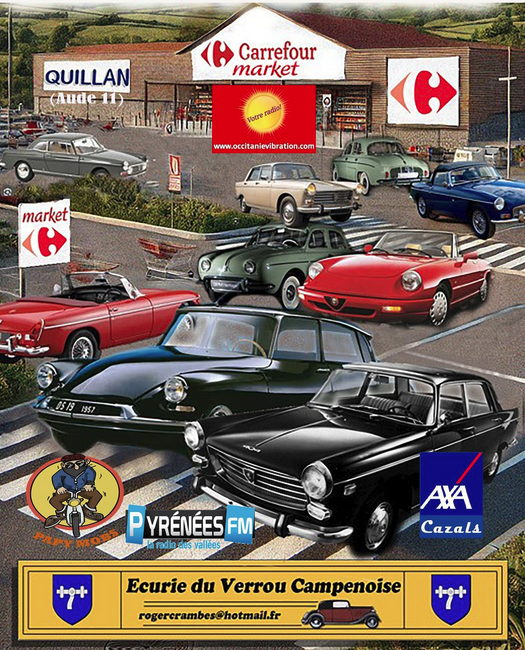 Rassemblement Auto Moto à Quillan