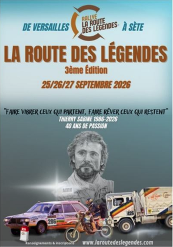 Paris-Dakar – La Route des Légendes au départ de Versailles