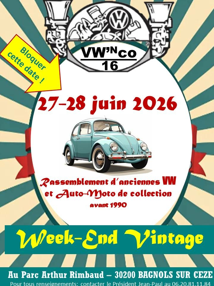 Expo-Bourse de Véhicules Anciens à Bagnols-sur-Cèze