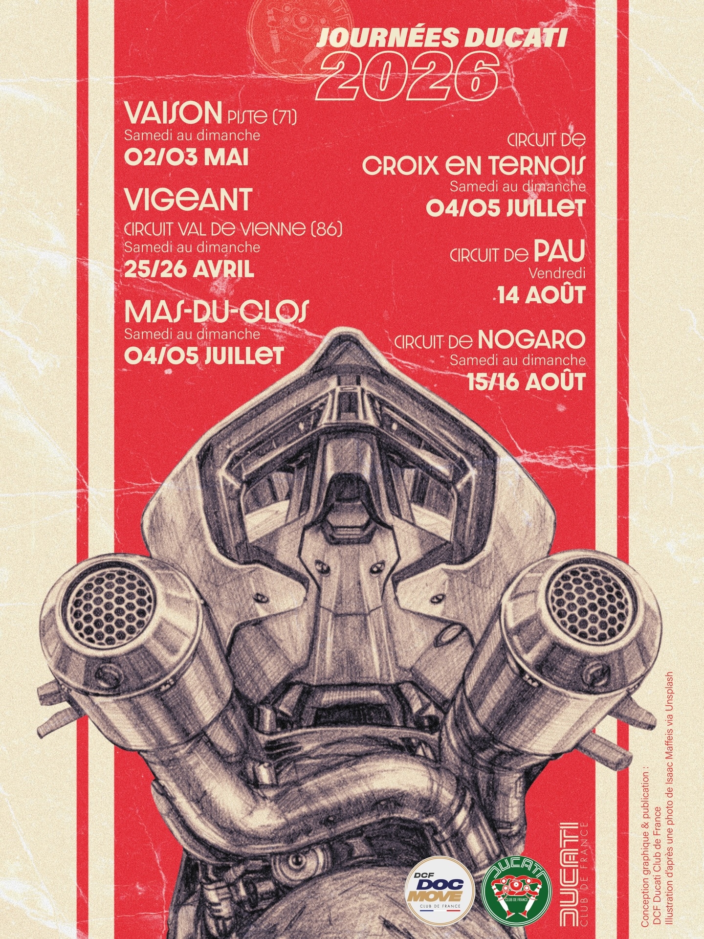 Moto – Journées Ducati sur le Circuit du Mas du Clos