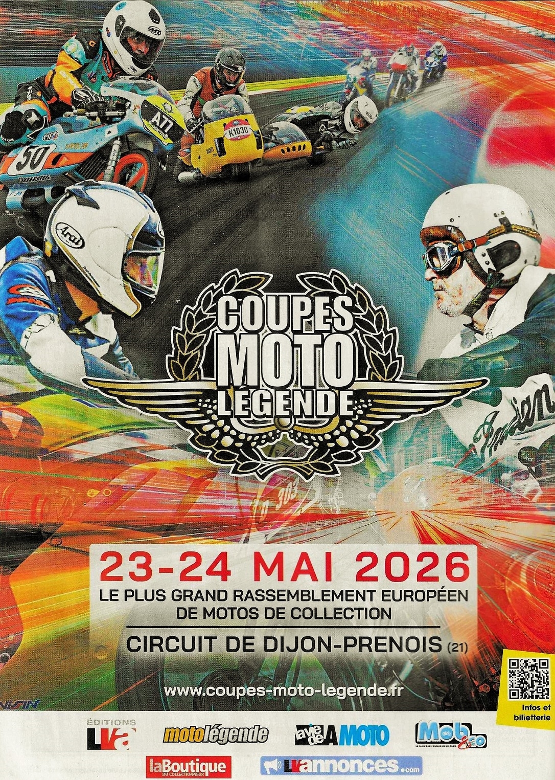 Coupes Moto Légende à Dijon-Prenois