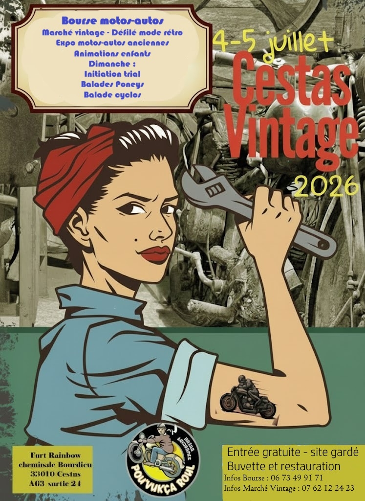 Expo-Bourse de Véhicules Anciens à Cestas
