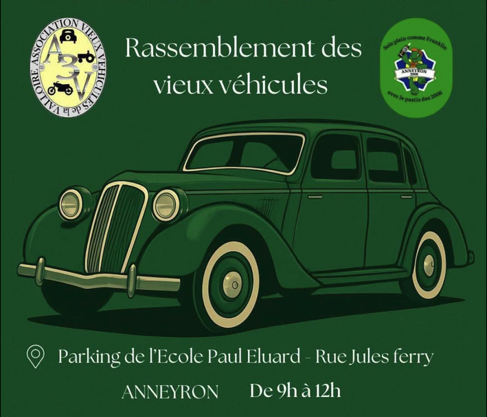 Véhicules Anciens à Anneyron