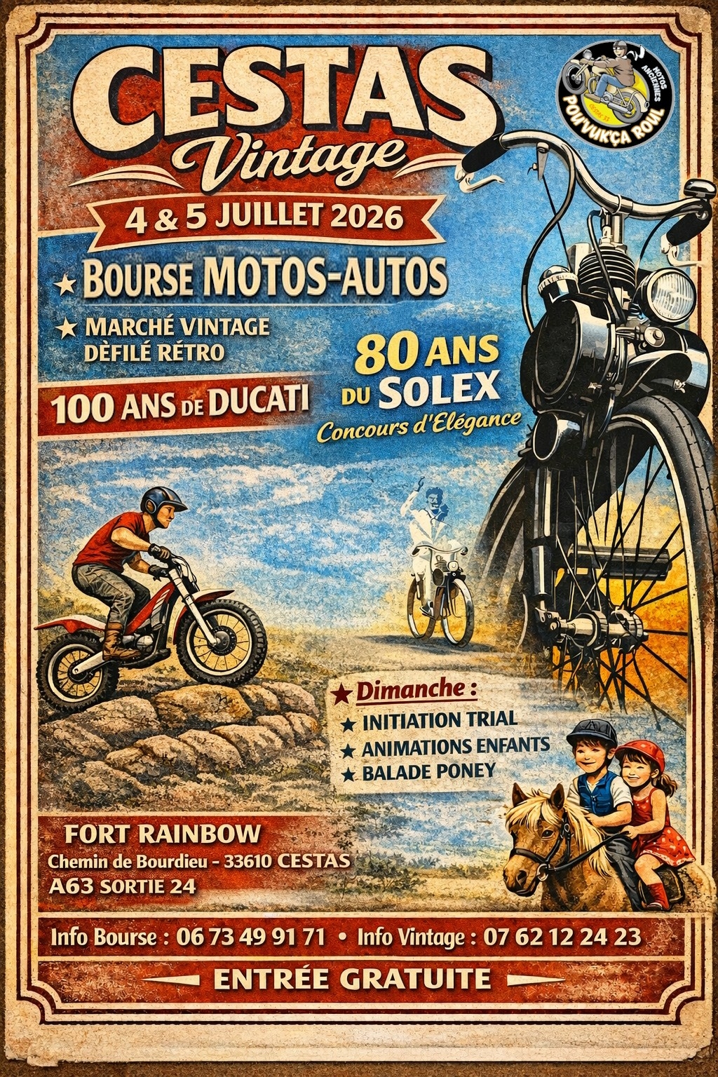 Expo-Bourse de Véhicules Anciens à Cestas