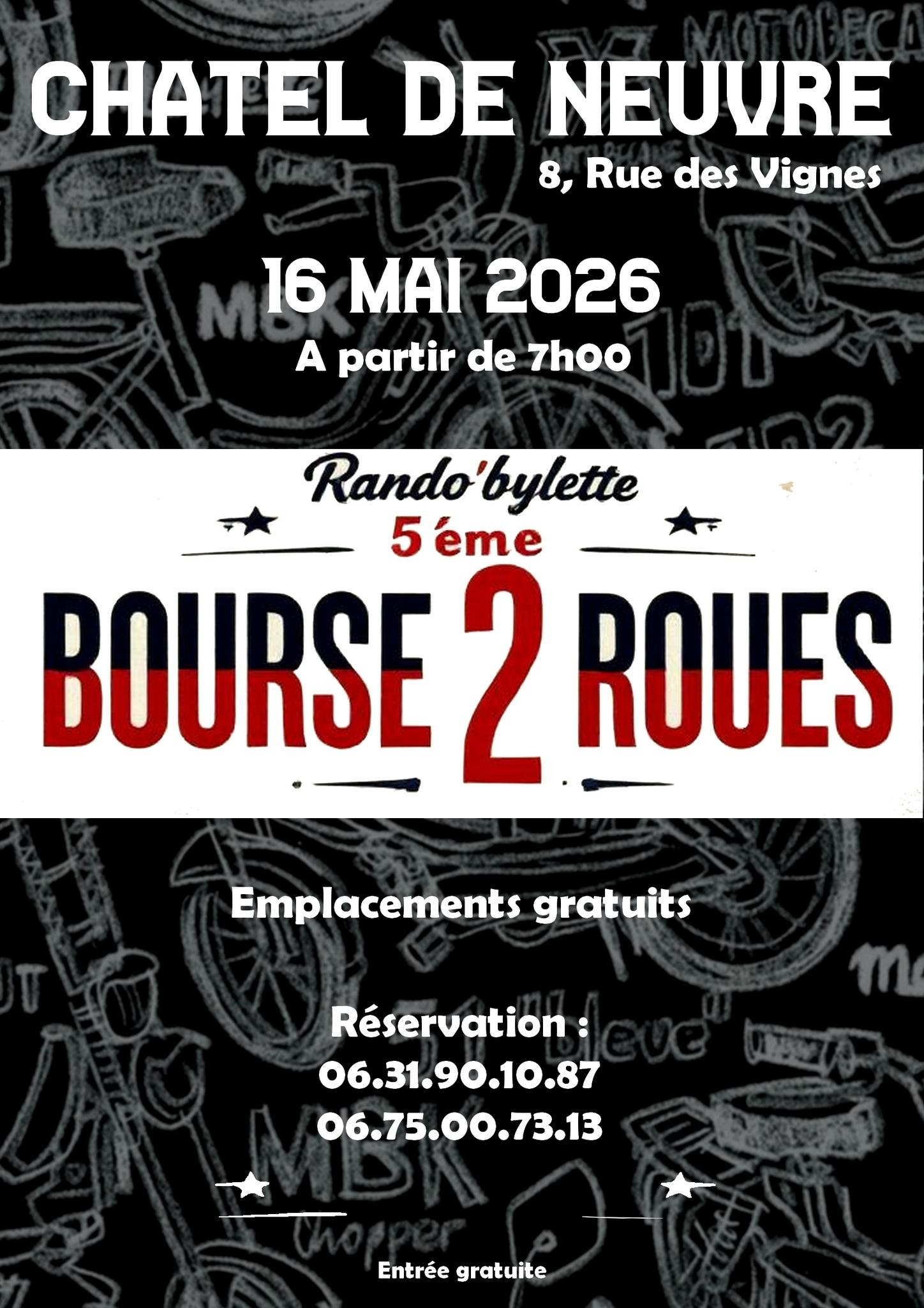 Rando’Bylette-Bourse 2 Roues à Châtel de Neuvre