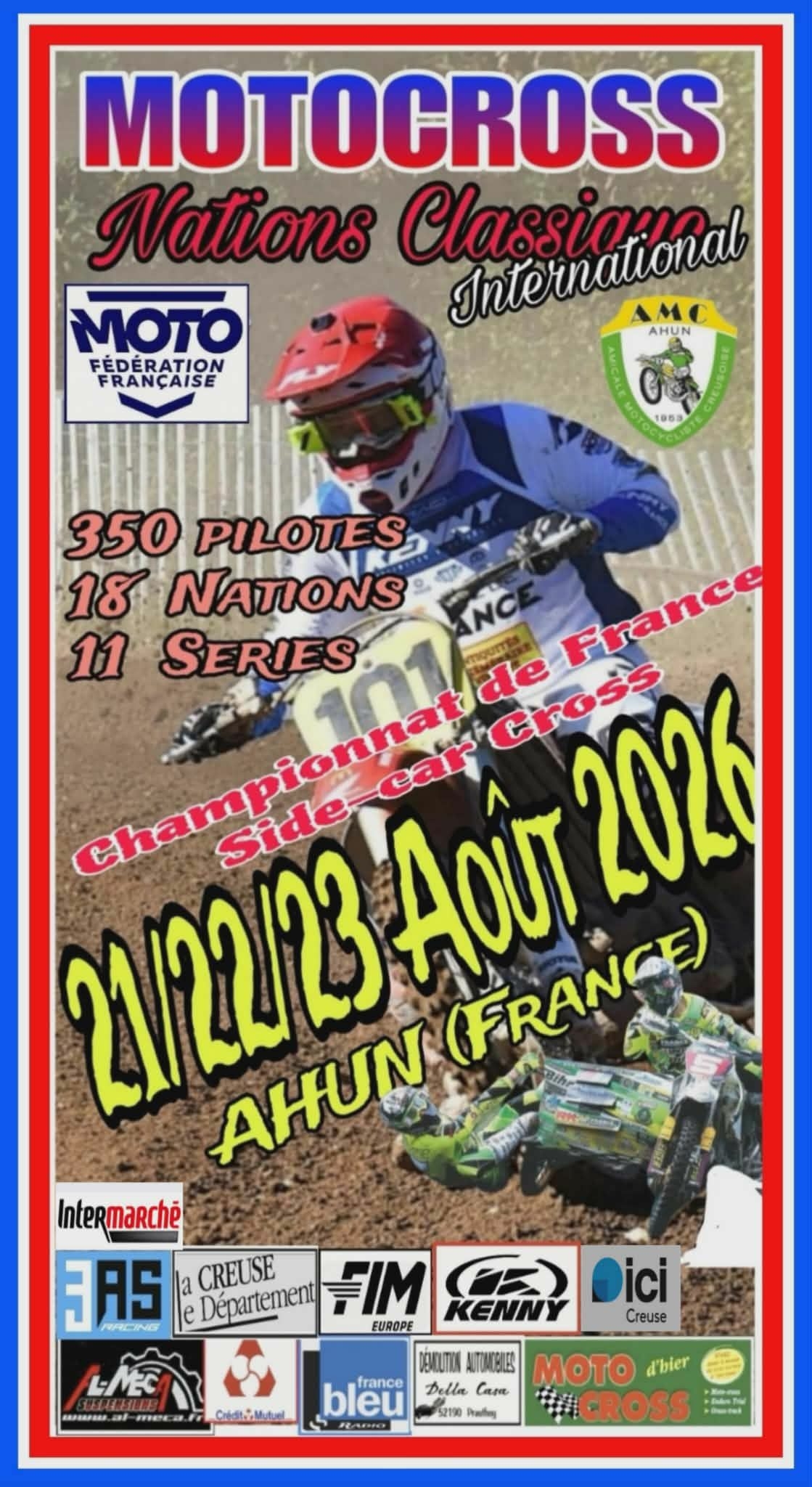 Motocross des Nations Classique et Sidecarcross à Ahun