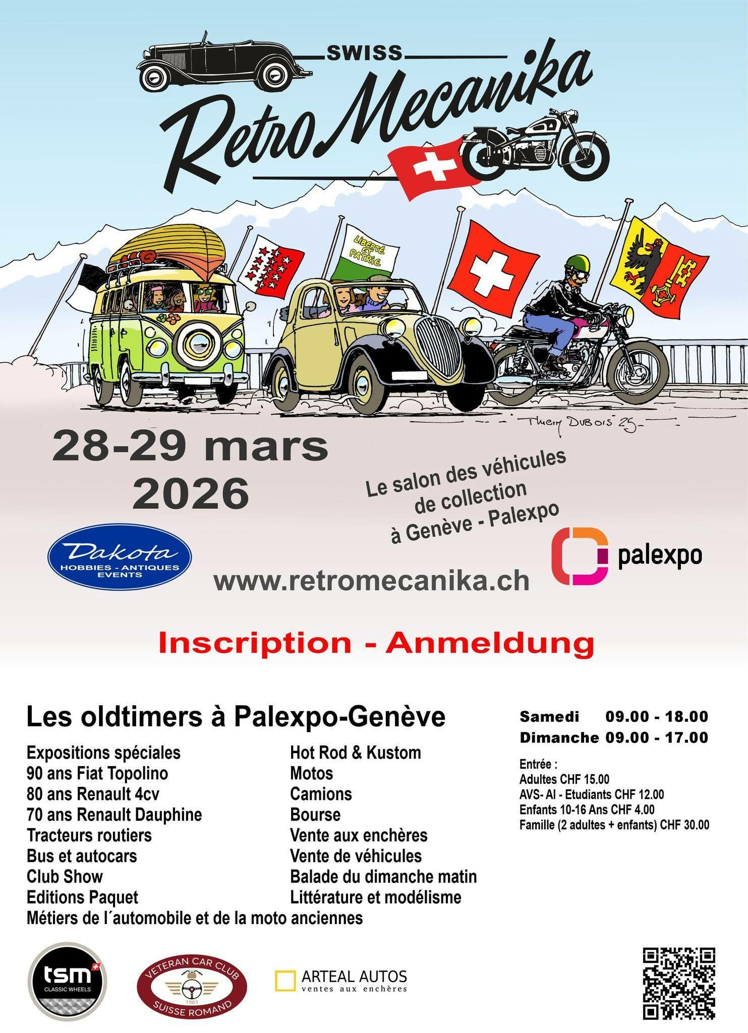 Swiss Rétro Mecanika à Genêve