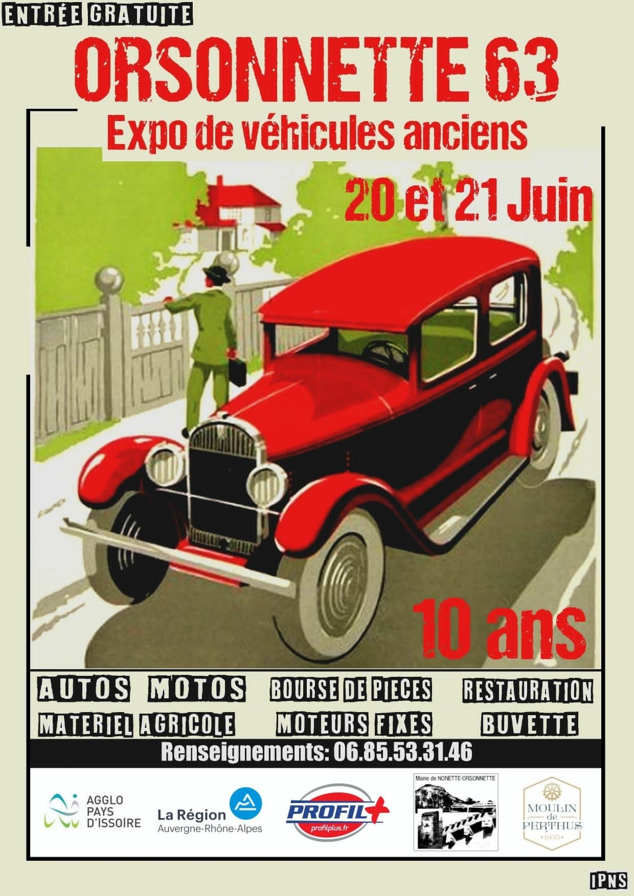 Expo-Bourse de Véhicules Anciens à Orsonnette