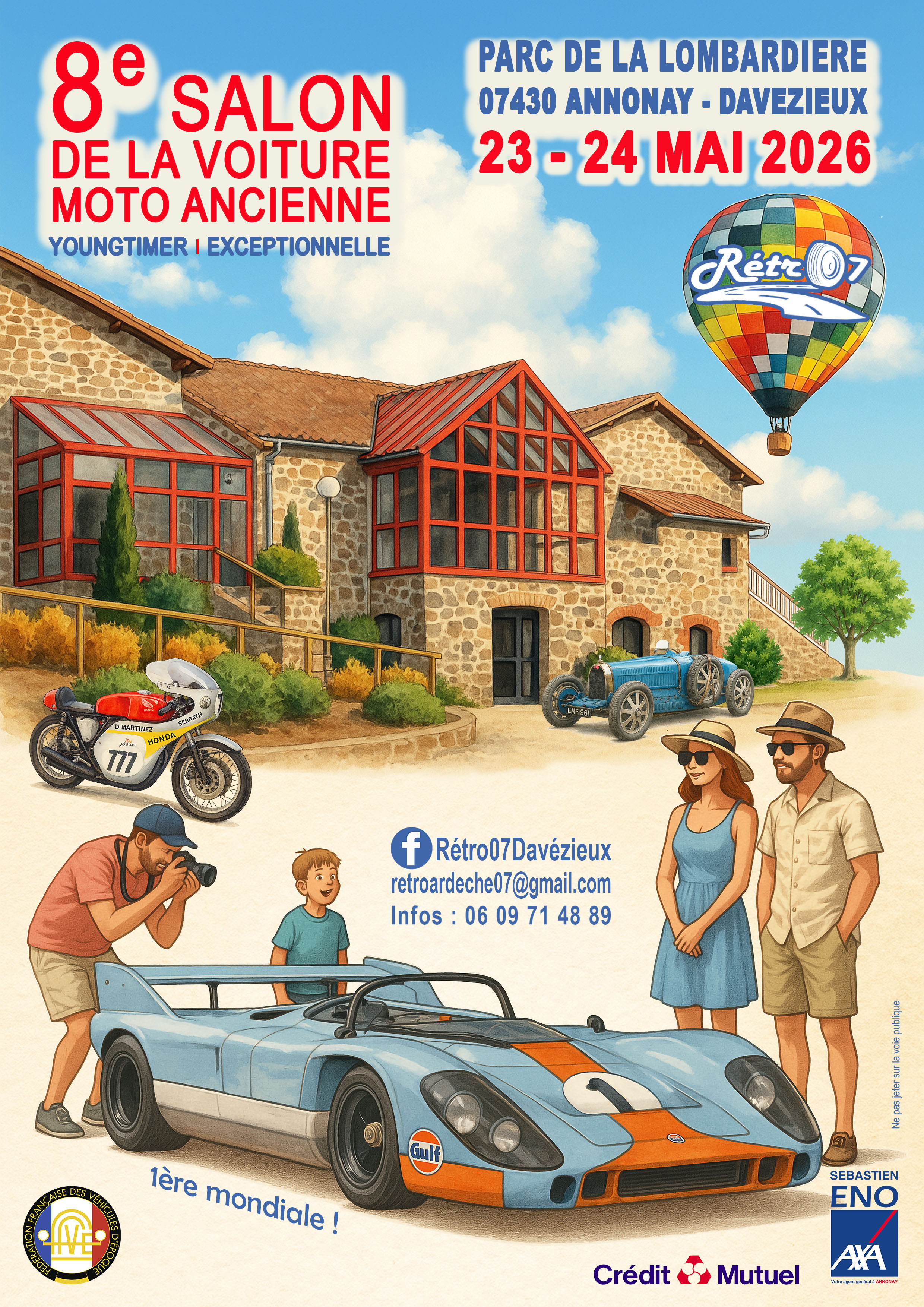 Salon de la Voiture et Moto Ancienne à Davézieux