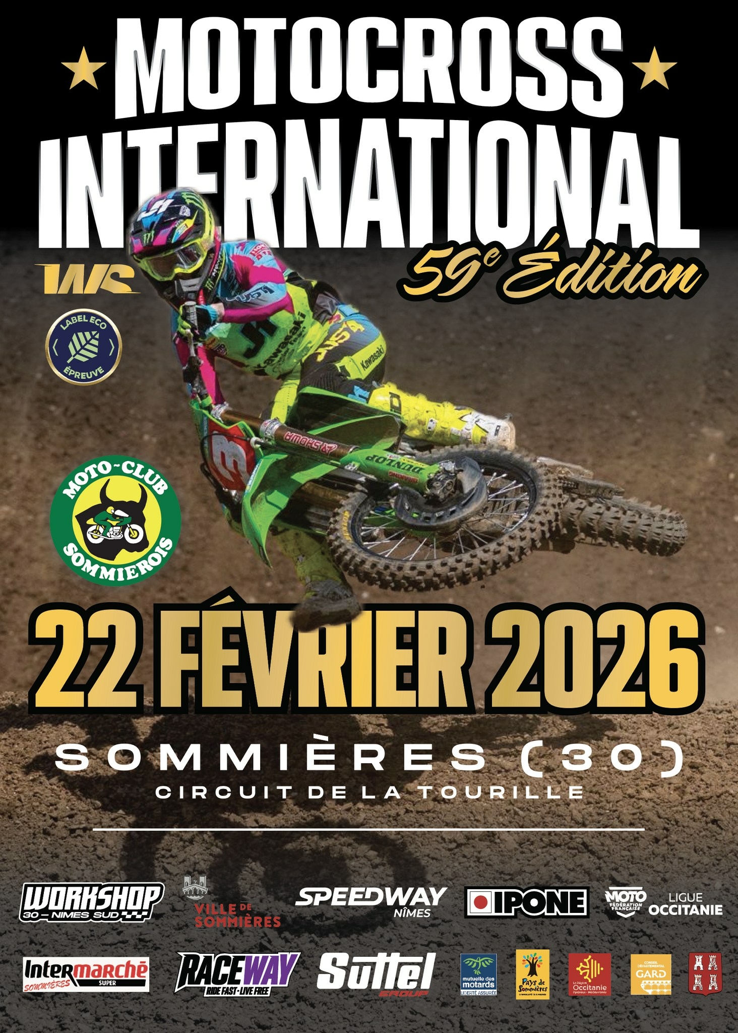Motocross International à Sommières.