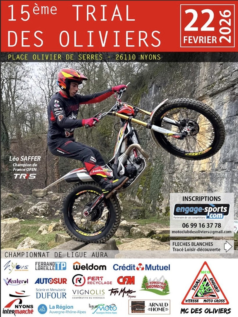 Moto TT – Trial à Nyons.