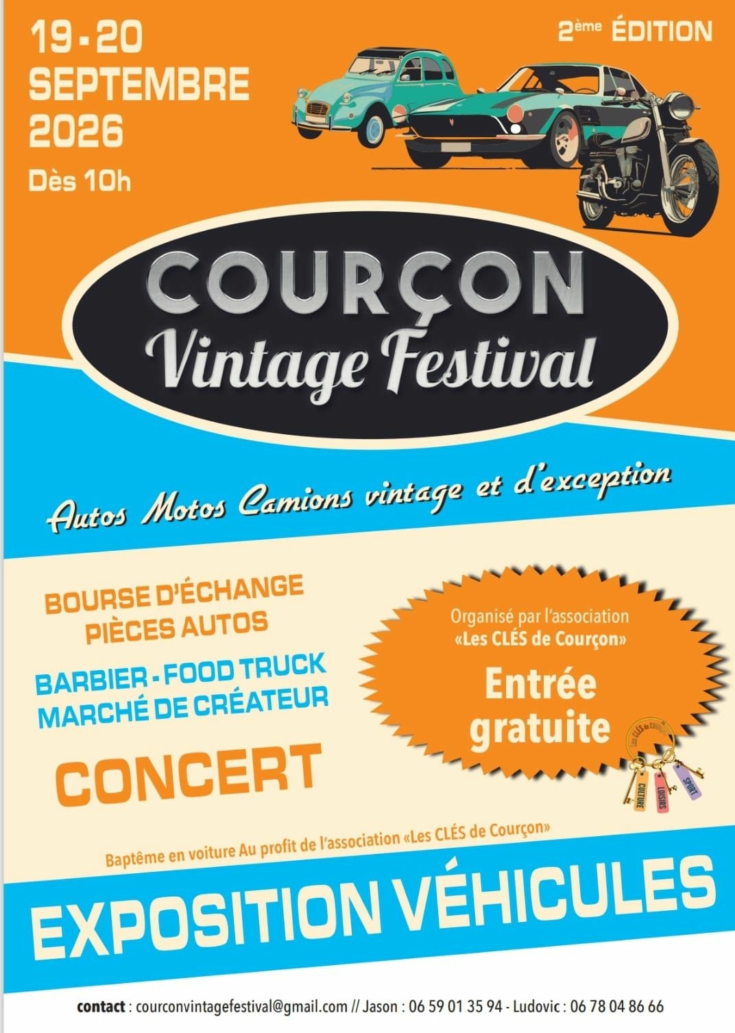 Courçon Vintage Festival – Véhicules Anciens