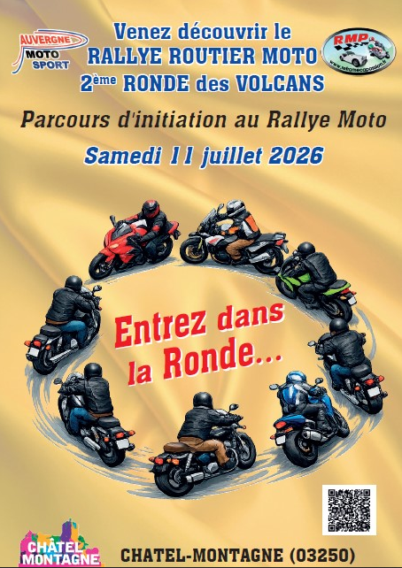Motos – Rondes des Volcans à Châtel-Montagne