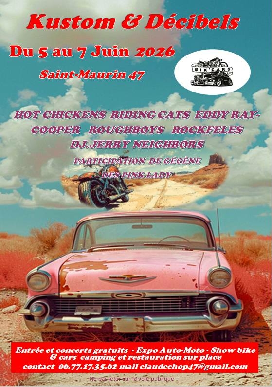 Festival Kustom & Décibels à Saint-Maurin