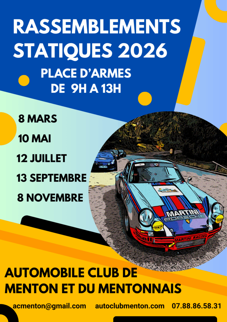 Rassemblement Auto à Menton