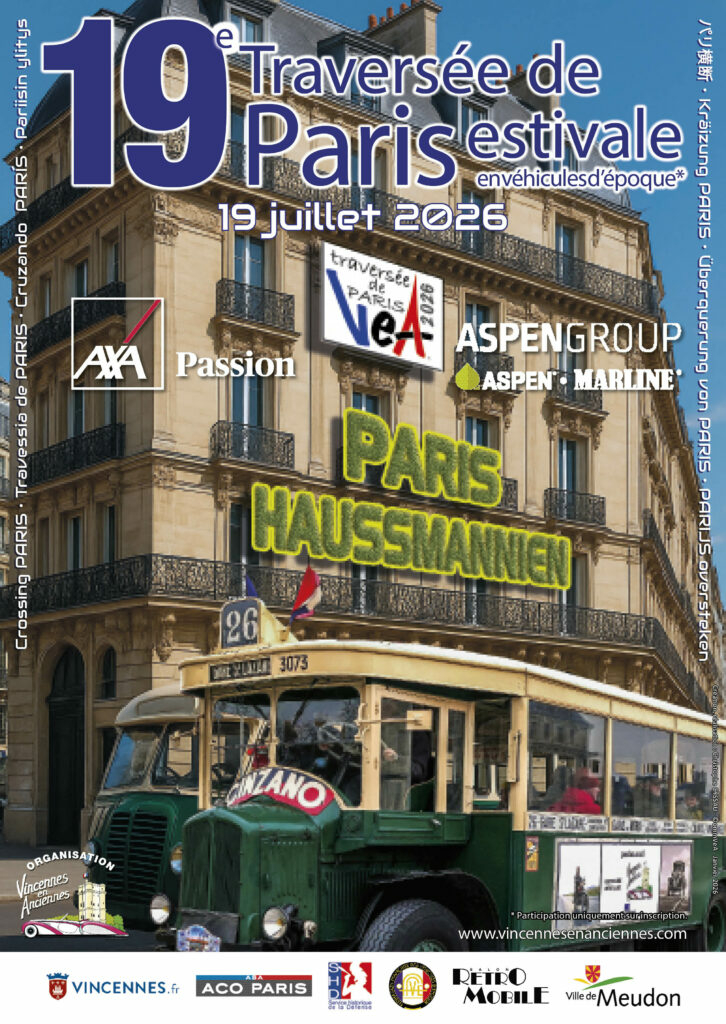 Traversée de Paris Estivale – Véhicules Anciens