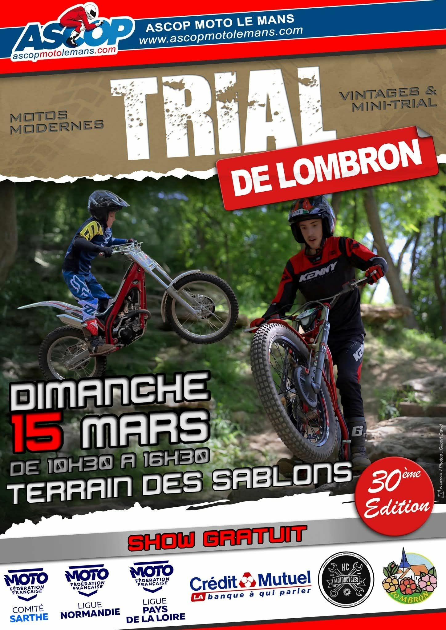 Moto TT – Trial des Brières à Lombron.
