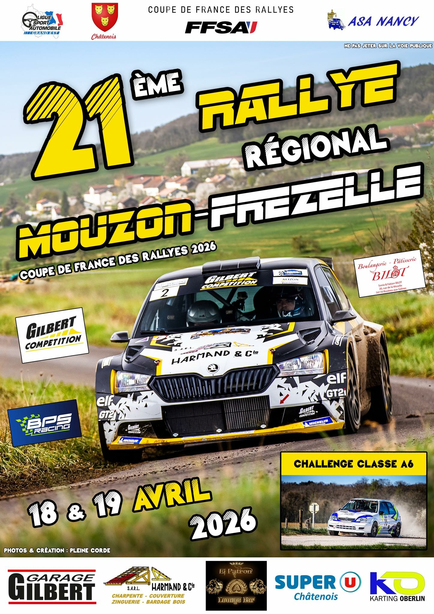 Rallye Mouzon Frézelle à Châtenois – Hankook Rally Cup