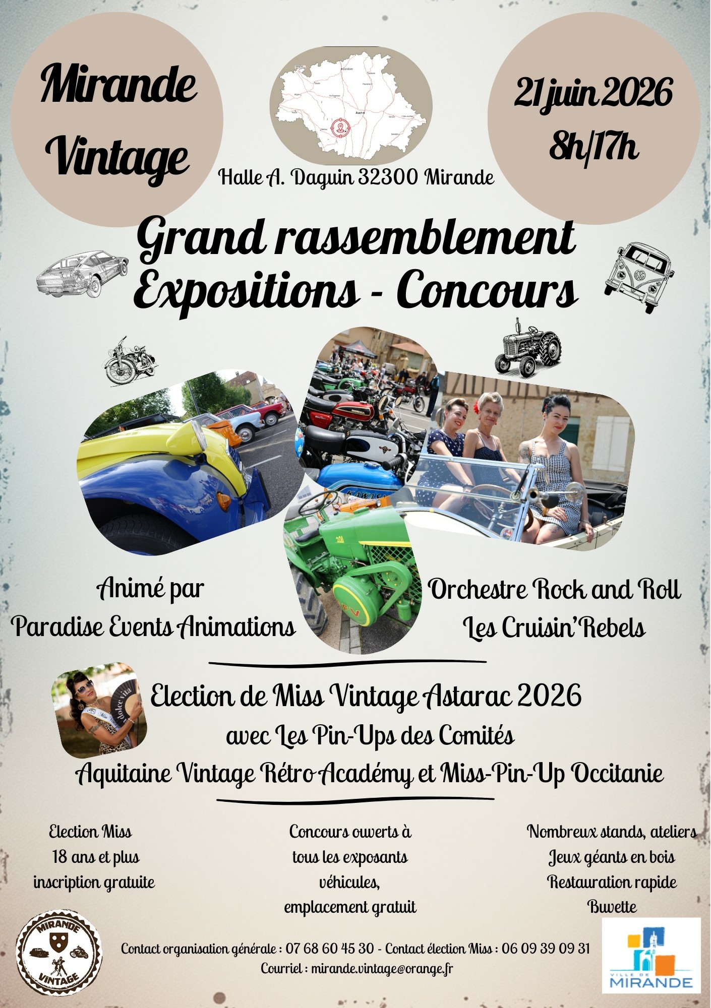 “Mirande Vintage” Rassemblement Véhicules Anciens