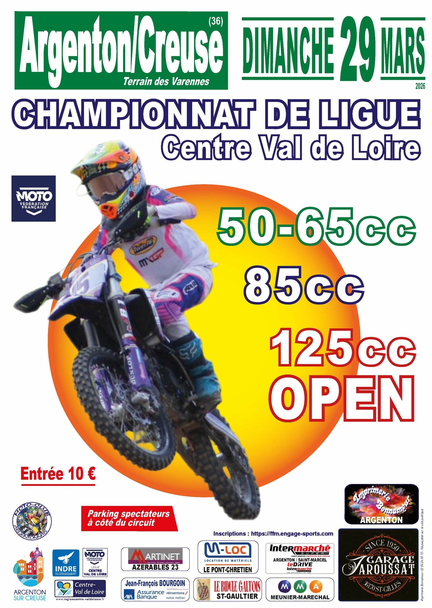 Motocross à Argenton-sur-Creuse.