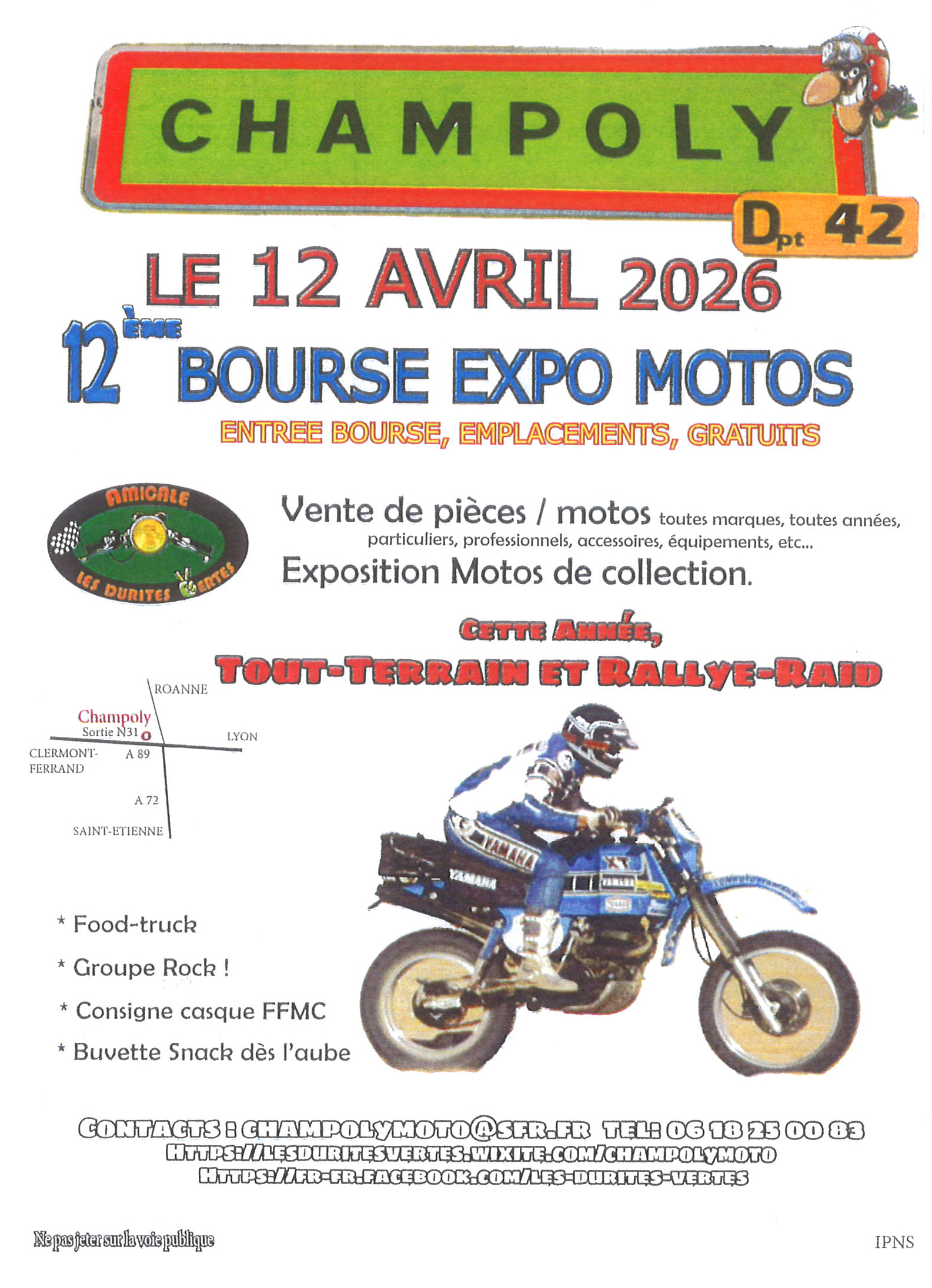 Bourse-Expo Motos à Champoly.