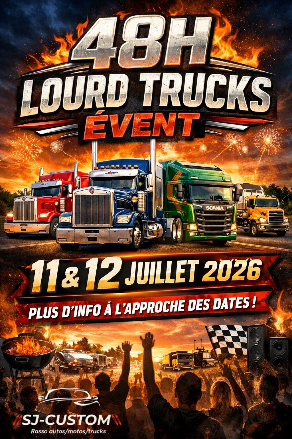Camions – 48h Lourd Truck Event à Poussay