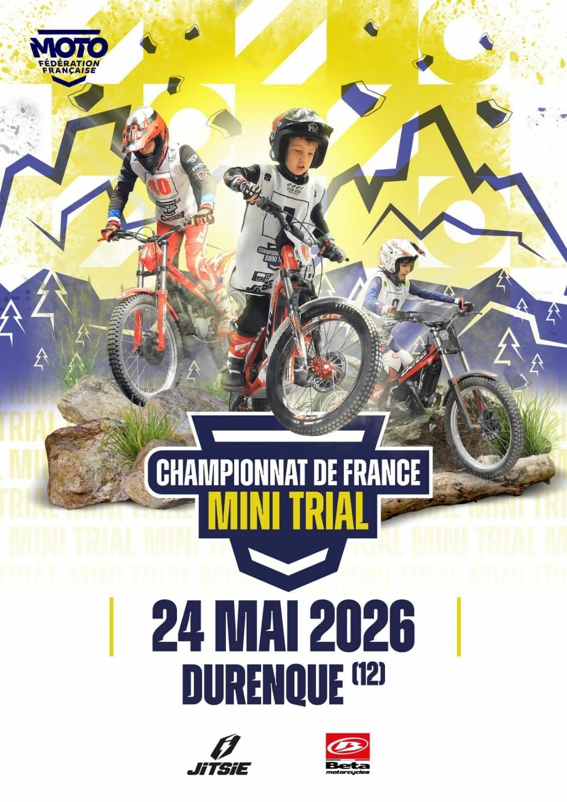 Moto – Championnat de France de Mini-Trial à Durenque