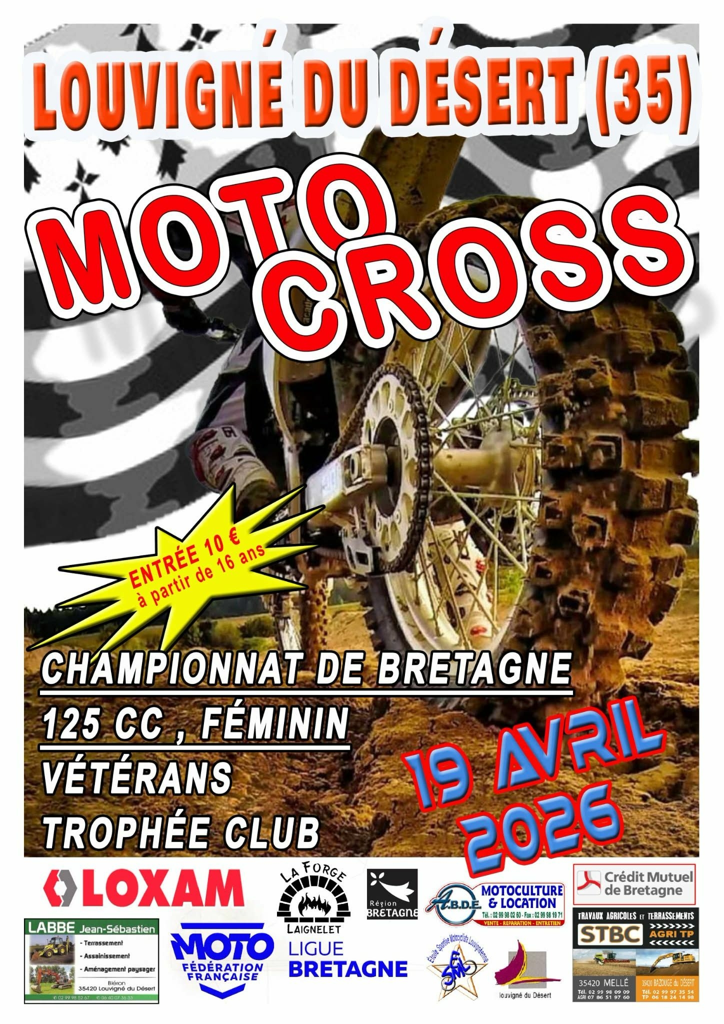 Motocross à Louvigné-du-Désert.