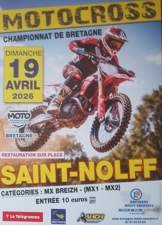 Motocross à Saint-Nolff.