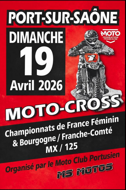 Motocross – Championnat de France Féminin à Port-sur-Saône.