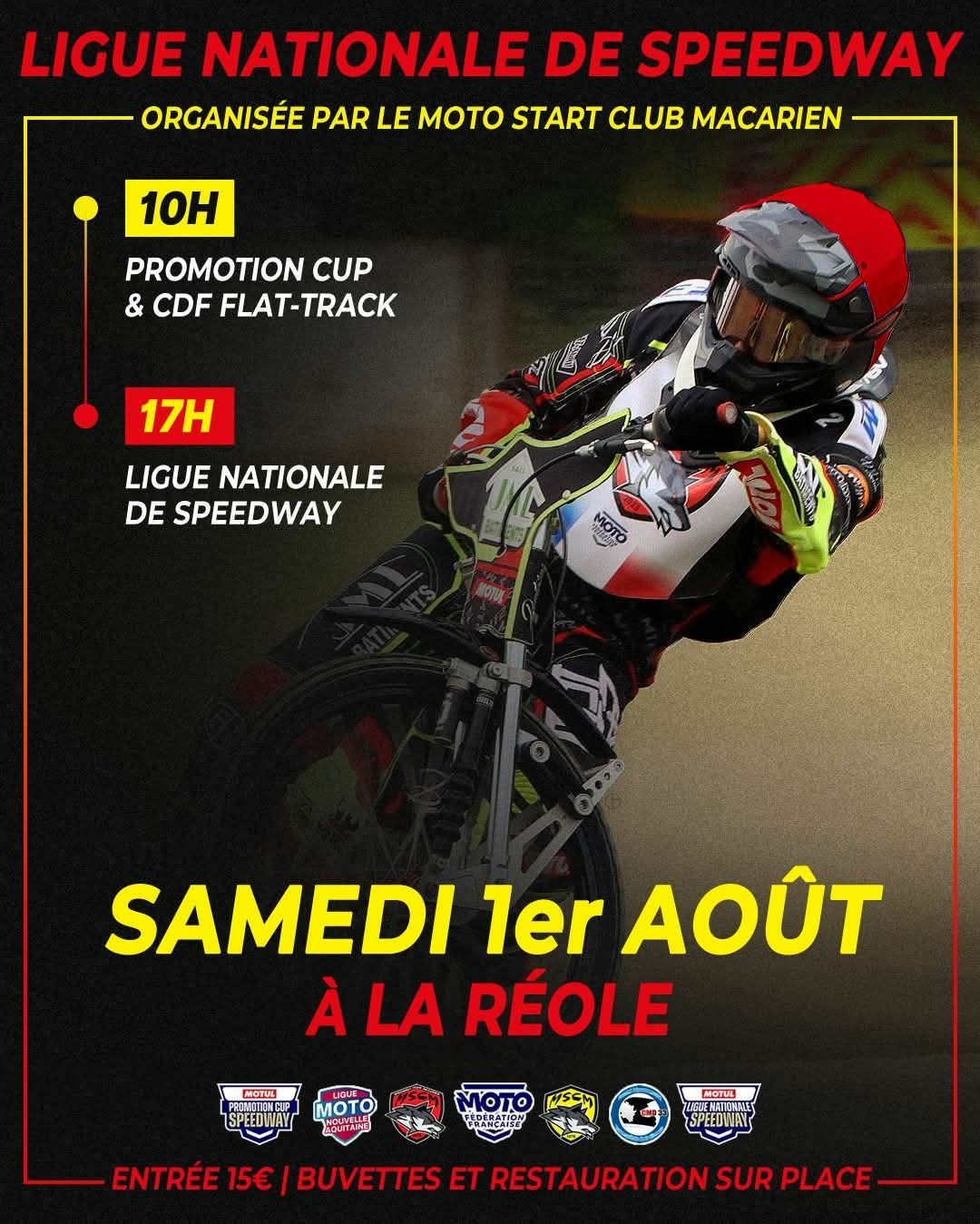 Speedway – Championnats de France à la Réole