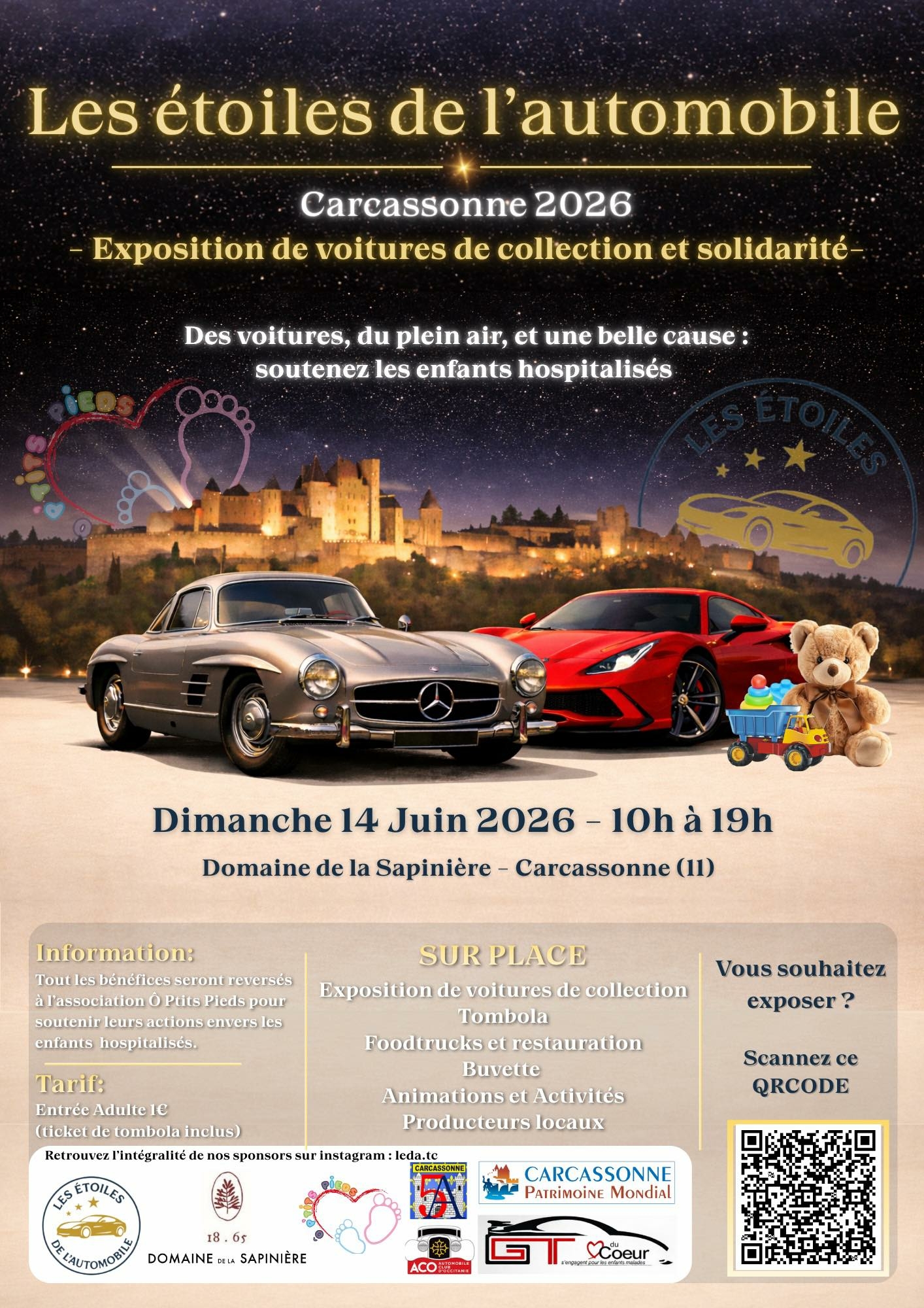 Les Étoiles de l’Automobile à Carcassonne.