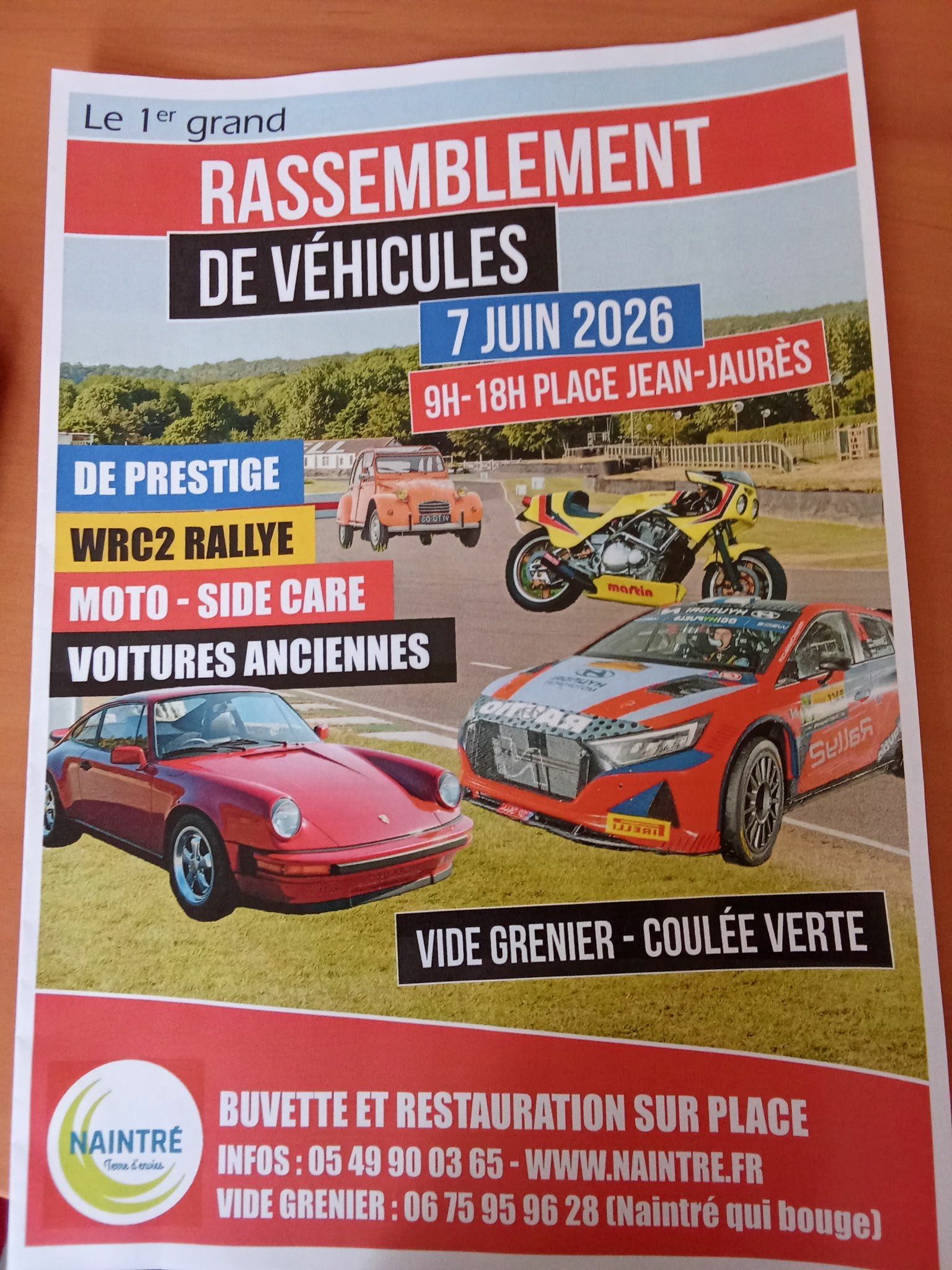 Rassemblements Auto Moto à Naintré.