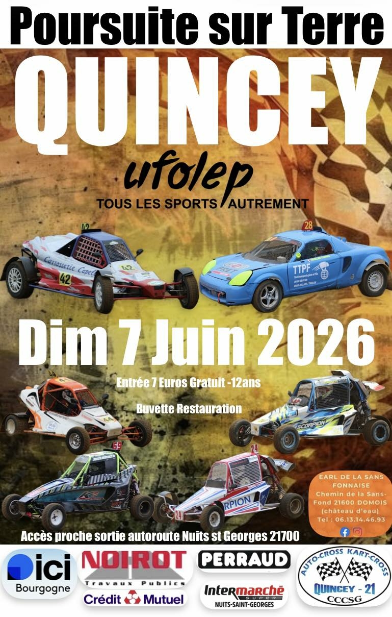 Kart-Cross et Poursuite sur Terre à Quincey.